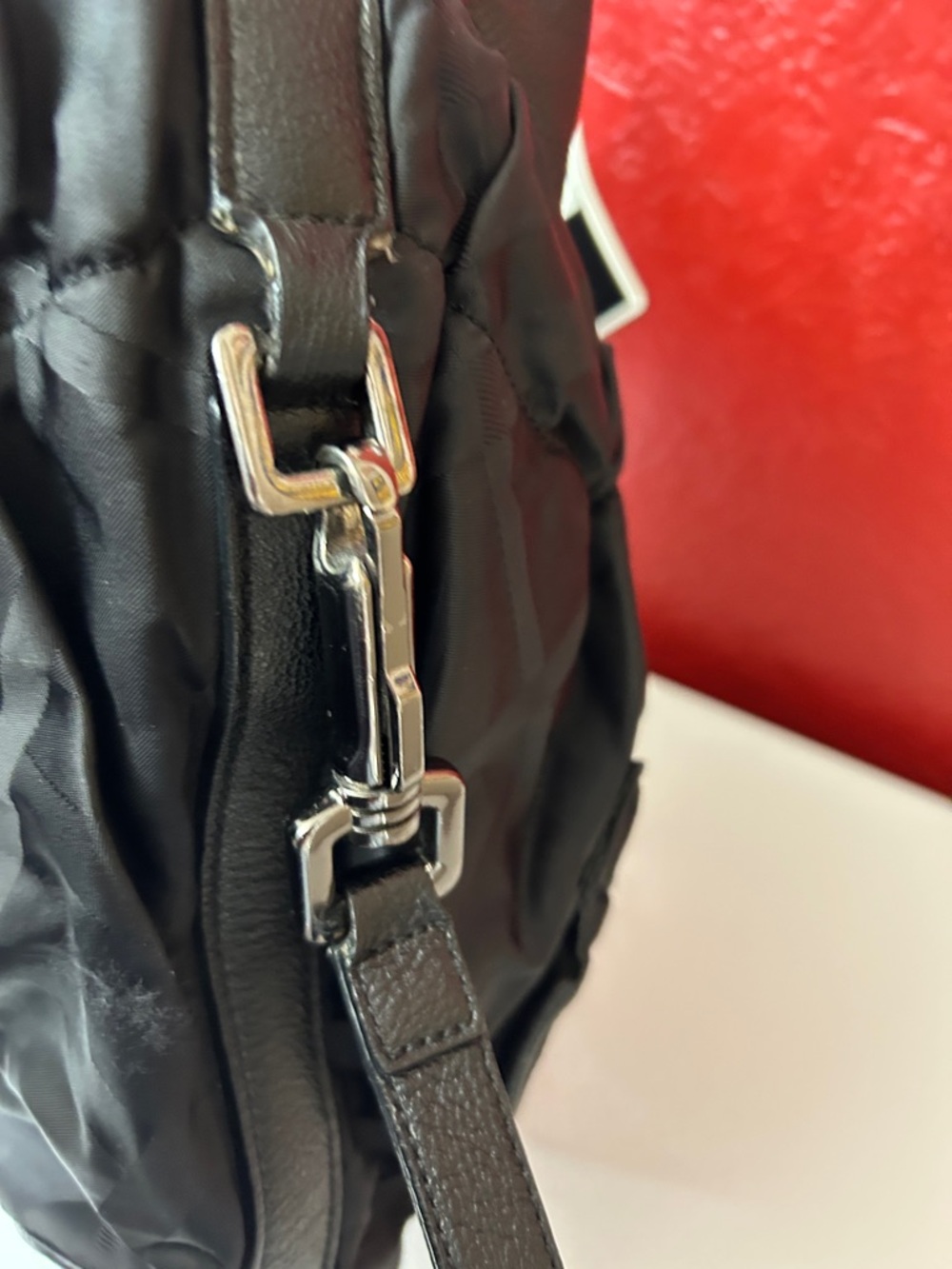 Burberry Black Ruched Drawstring Hobo Bag - Picture 8 of 13